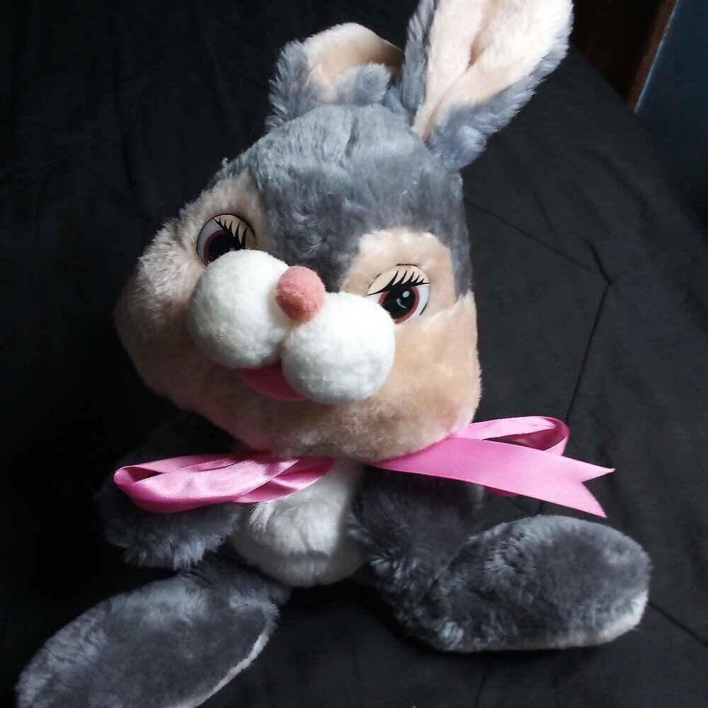 Vintage 80s Knickerbocker Disney Thumper Bambi Plush 11"